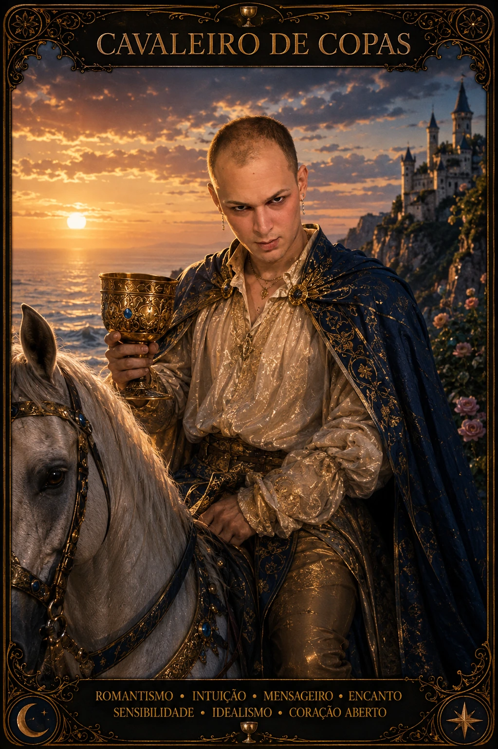 Cavaleiro de Copas — carta do Tarot em posição direta